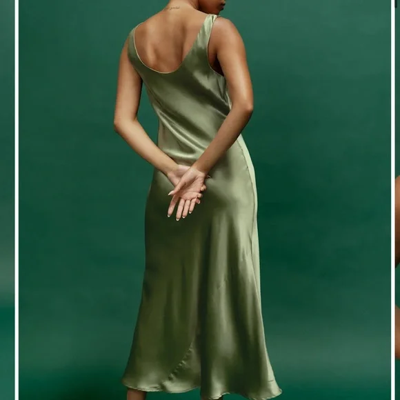 NWT Reformation Bryn Silk Dress - Picture 9 of 9